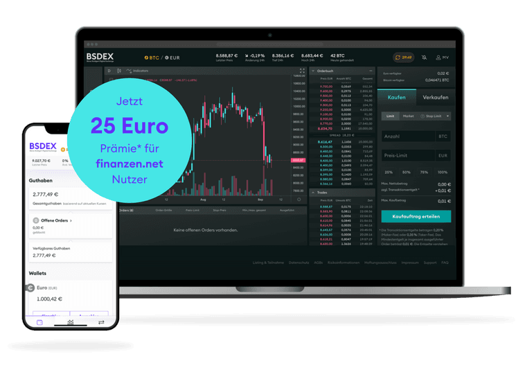 Trade Bitcoin & Co atBörse Stuttgart Digital Exchange